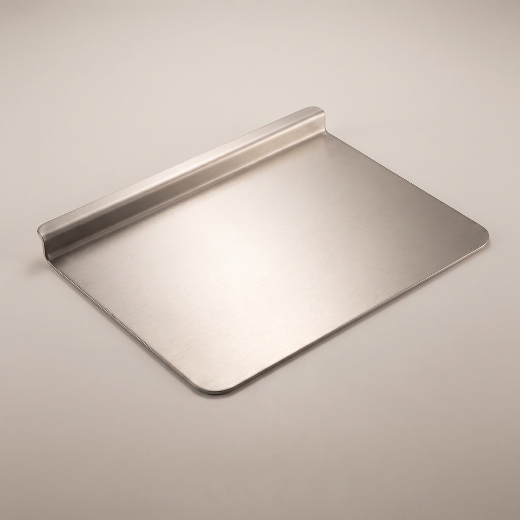 Tabla de corte FIERRO de acero inoxidable 304 con tope