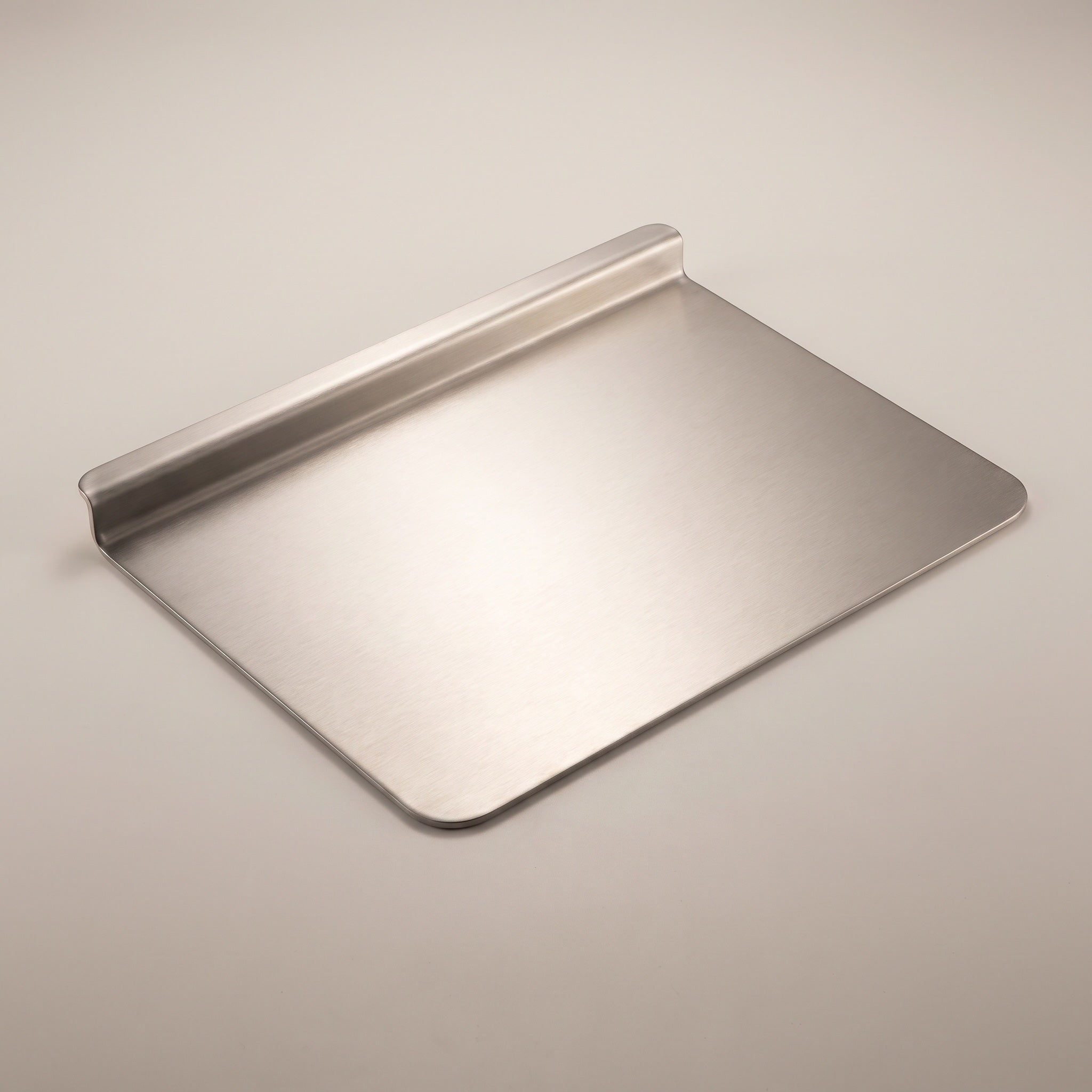 Tabla de corte FIERRO de acero inoxidable 304 con tope
