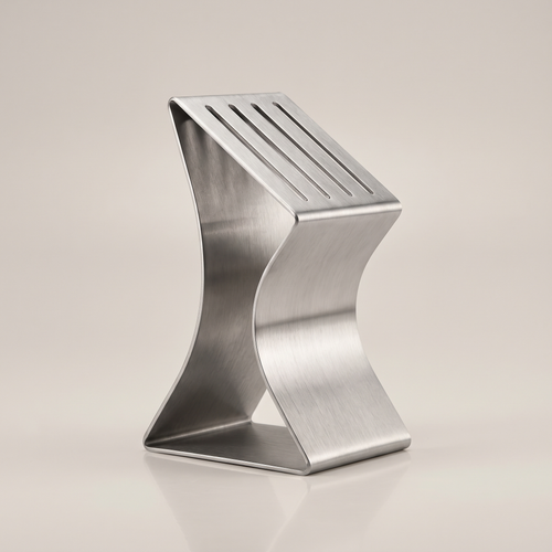 Organizador de cuchillos FIERRO vacio, silueta curva